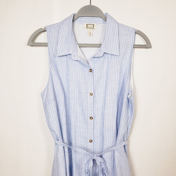 {Anthro} Mo:Vint sleeves shirt dress - Picture 2 of 10